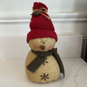 Snowman, fabric material, country decor